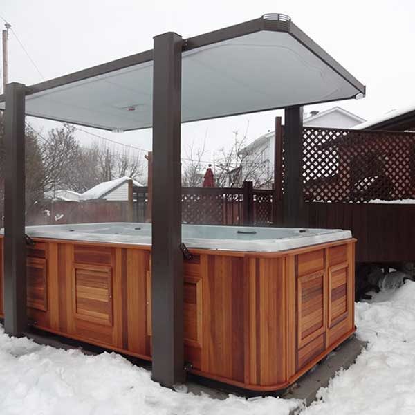 Covana Legend Hot Tub Cover Snow