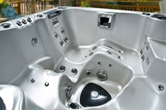 Safety Steps in a Hydropool Hot Tub