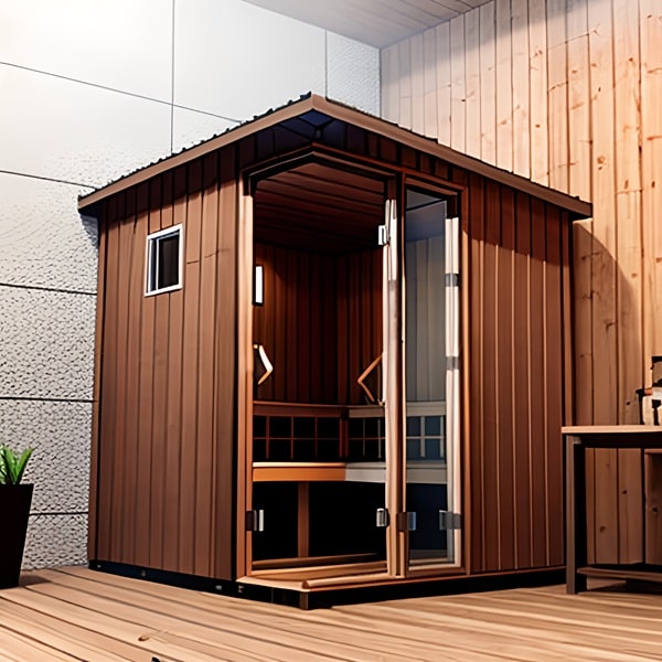 indoor sauna cabin