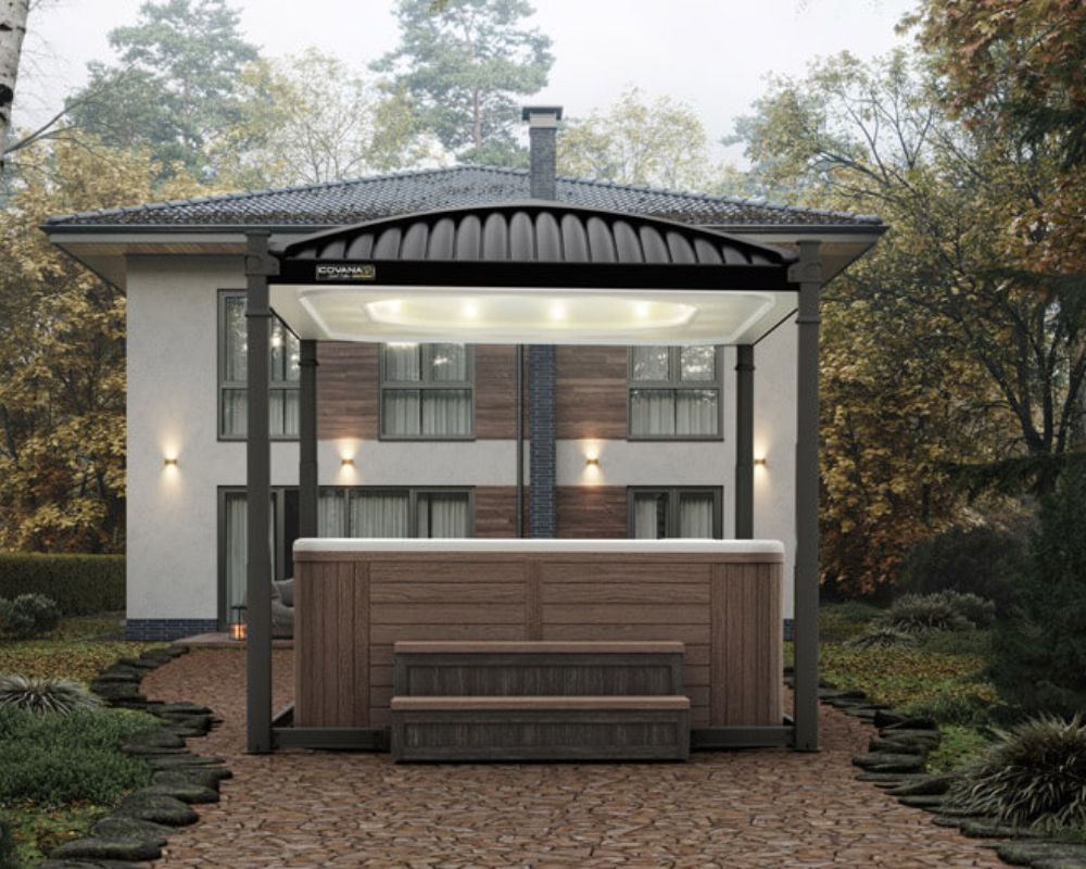 Enjoy Your Hot Tub this Winter with a Covana Gazebo Cover