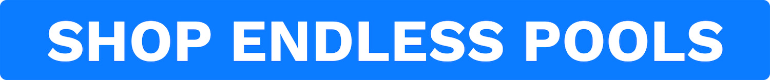 Blue banner with white text: SHOP ENDLESS POOLS
