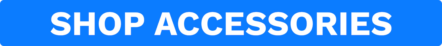 Blue banner button with white text reading 'SHOP ACCESSORIES' inviting users to shop accessories.